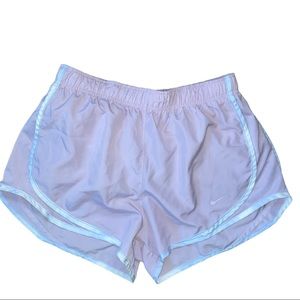 Nike lilac running shorts size medium